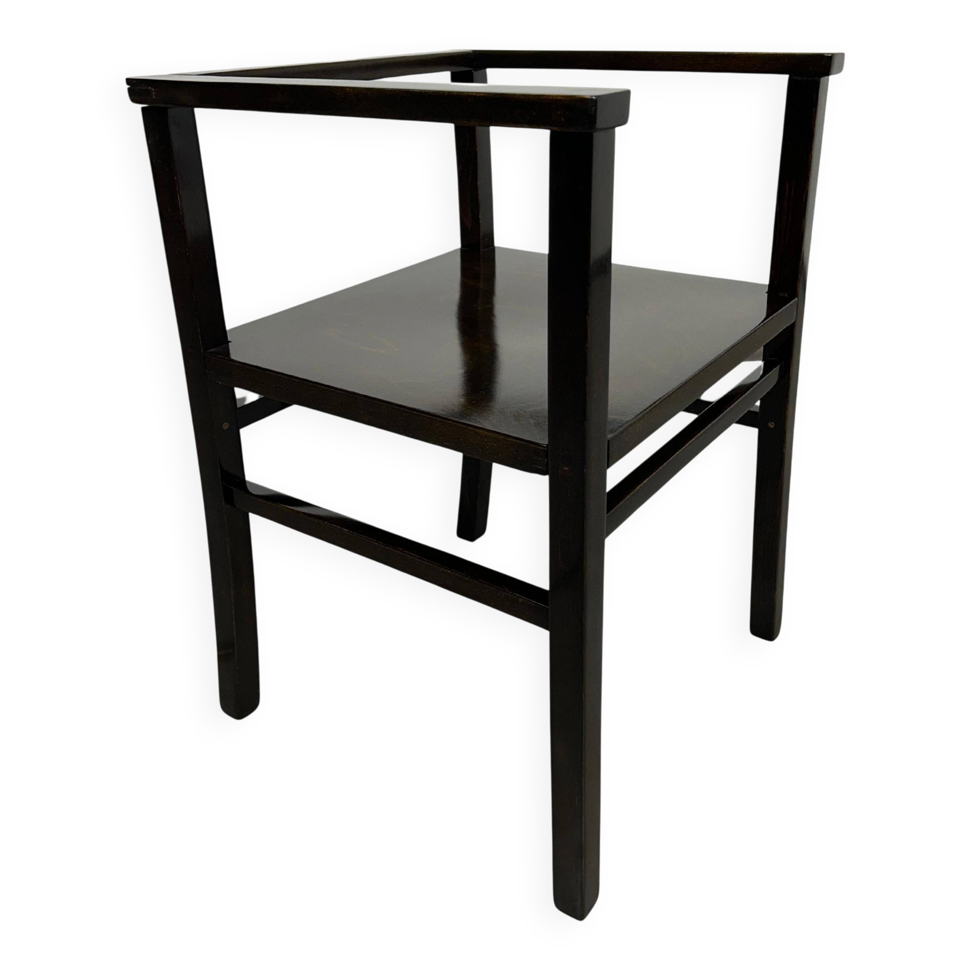 Chaise de bureau art déco cubiste