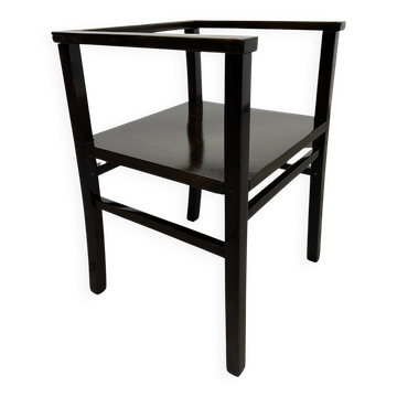 Chaise de bureau art déco cubiste