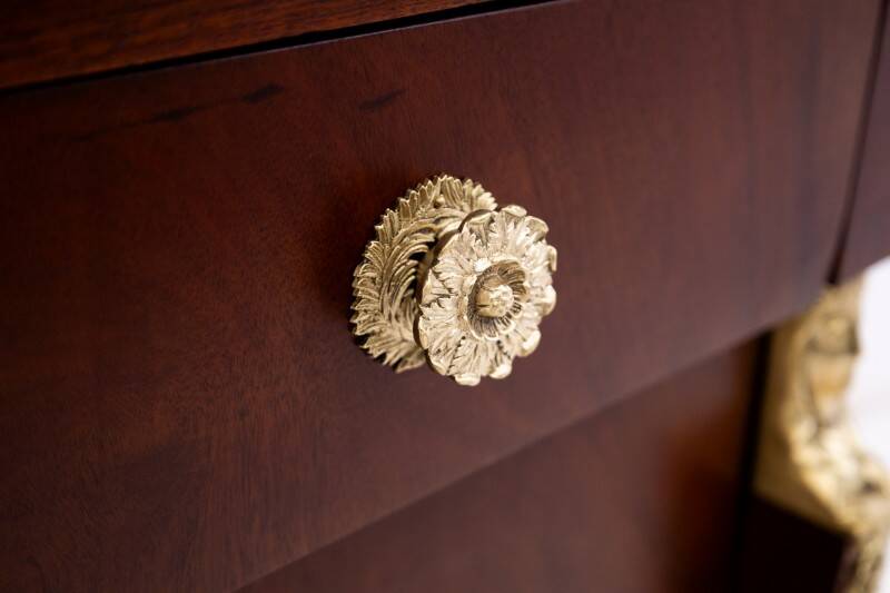 Luxurious Empire style chest of drawers, France, around 1840. After renovation.