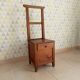 Antique oak shoeshine chair from the 40s/50s