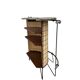 Metal and rattan bar, 1950s
