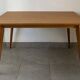 Table en chêne, années 50