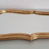 Louis XV style gilded rococo mirror