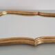 Louis XV style gilded rococo mirror