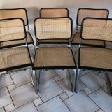 Suite de 6 chaises Marcel Breuer modele cesca b32