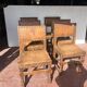 Suite de six chaises de style Renaissance en chene XX siècle