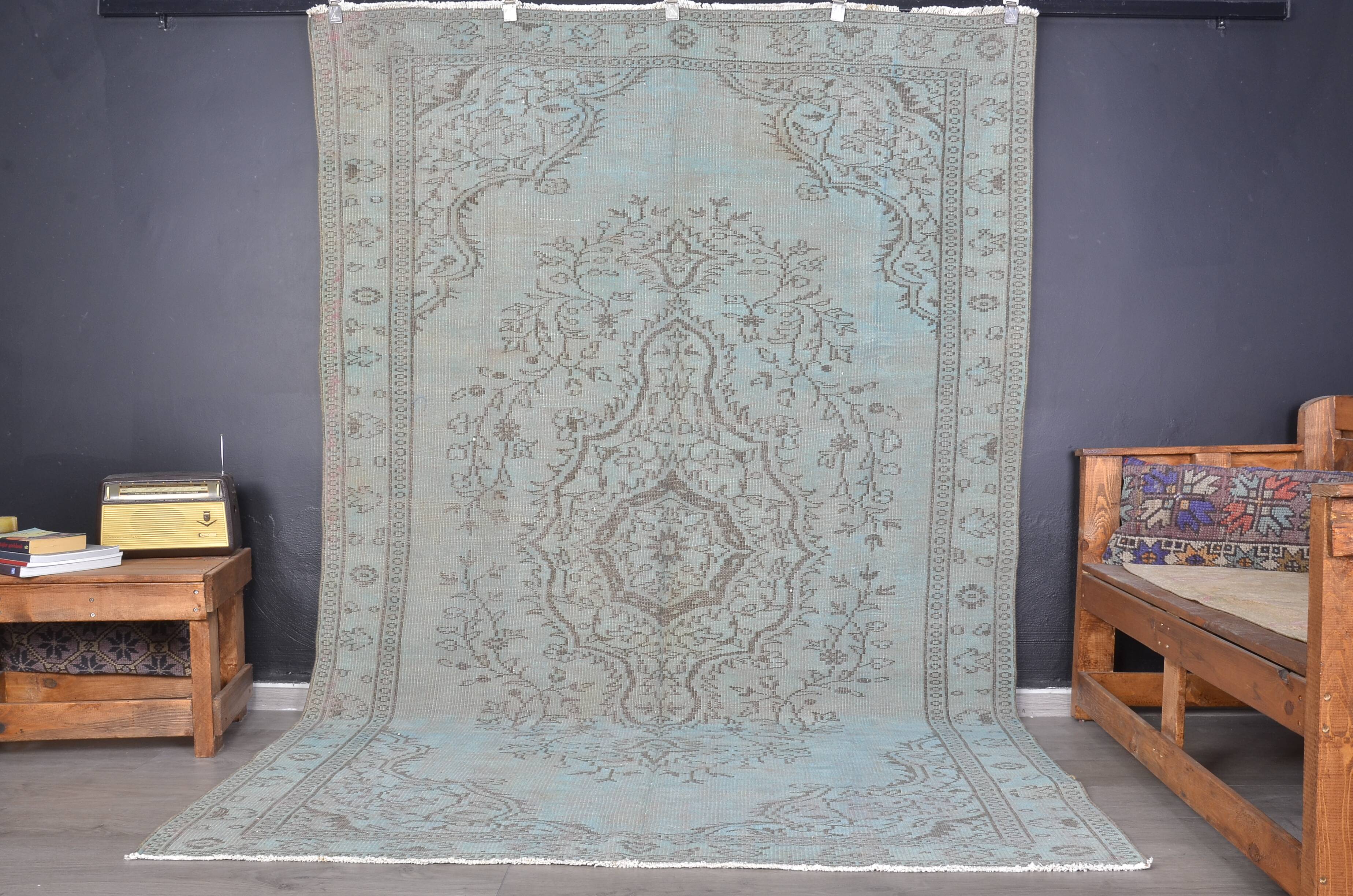 Oushak Vintage Turkish Rug sku 1136