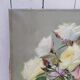 Oil on canvas Bouquet of roses signed Robert