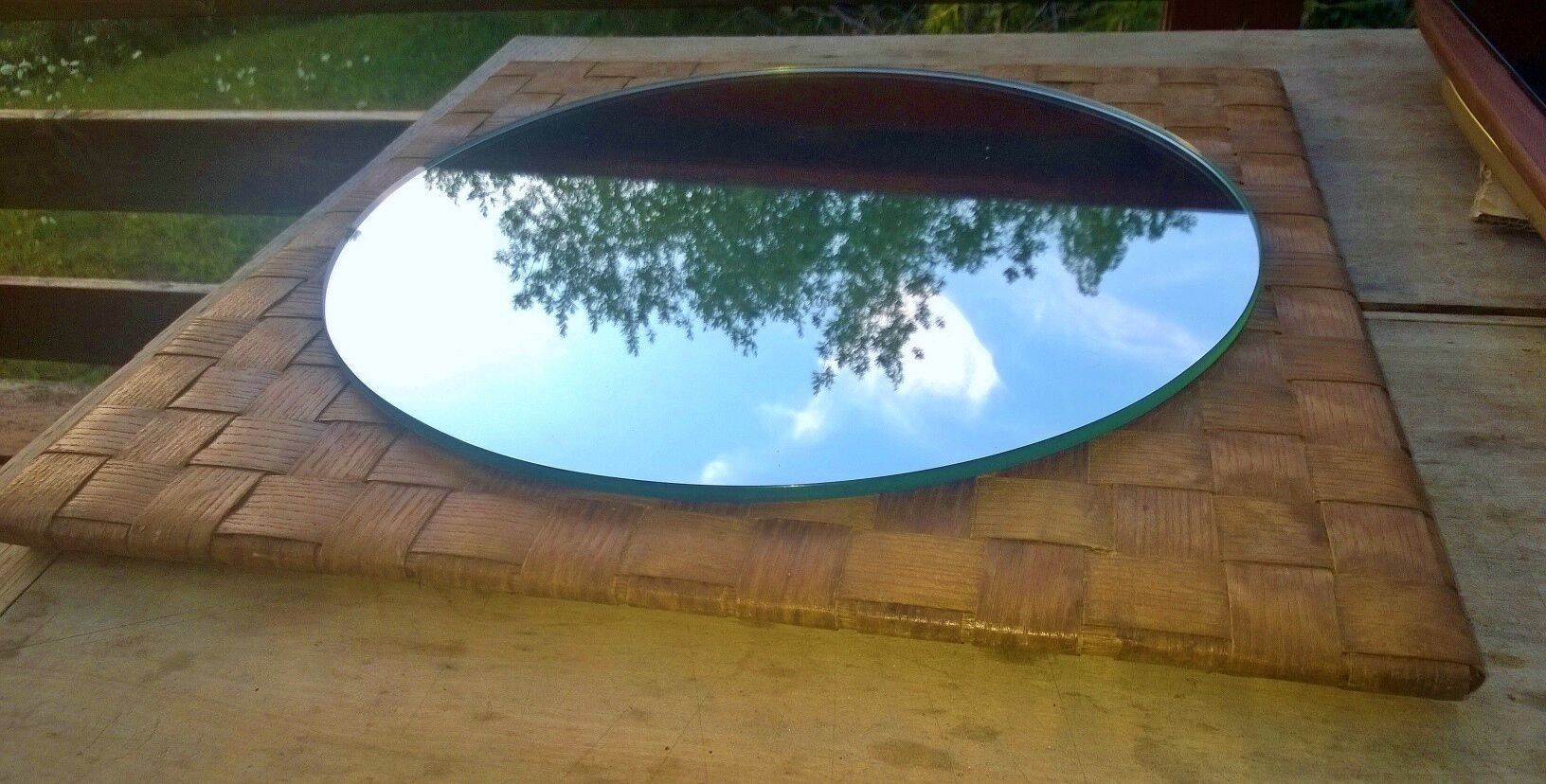 Miroir rond vintage 47x47cm
