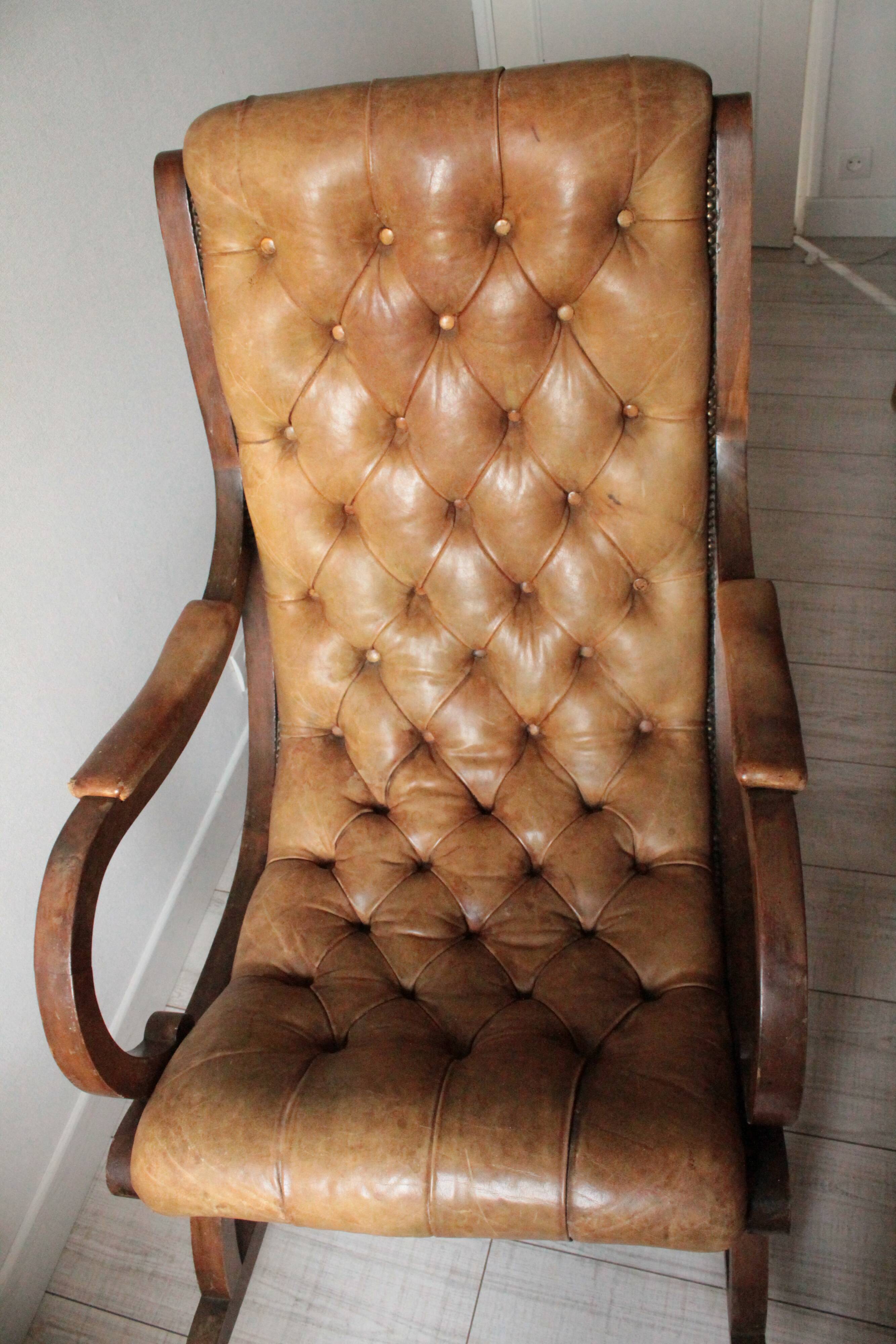 Rocking chair chesterfield