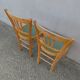 2 chaises de bistrot vintage