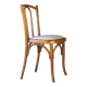Chaise Baumann Bistrot N°56, vers 1925 assise cuir gris