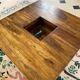 Exotic wood coffee table