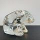 Semi-crystal candle holder Polar BEAR Shape Vintage