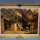 J. Verulpens « L’Auberge ». Peinture grand format.
