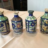 4 vases en faïence d'Iran