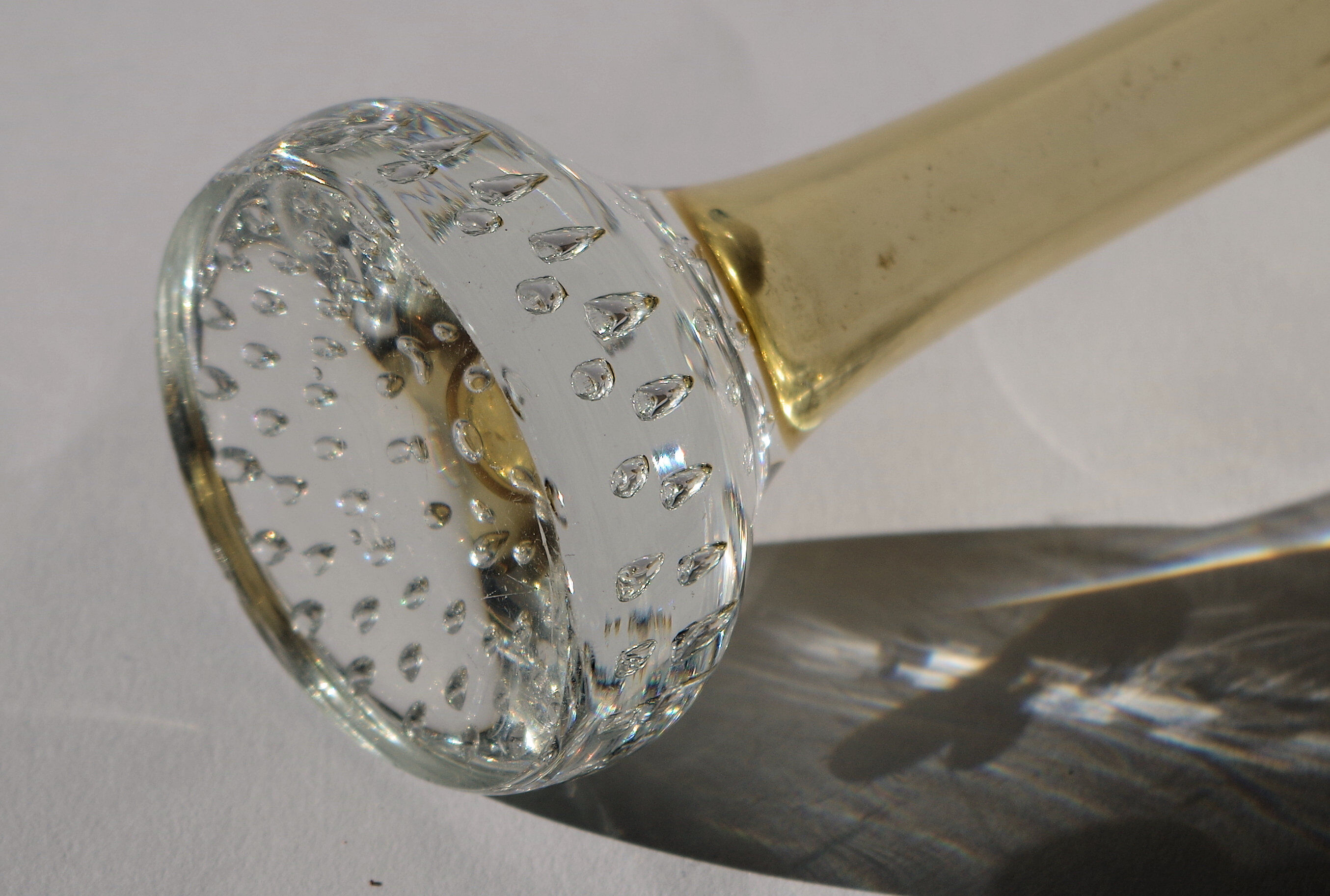 Vase en verre Aseda Glasbruk suède