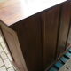 Commode en bois massif et bambou