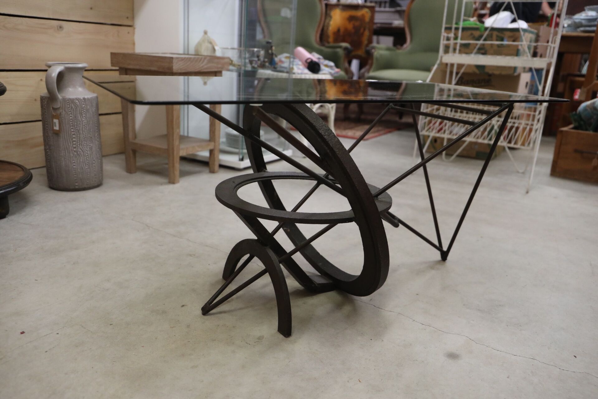 Industrial design coffee table