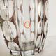 Large crystal vase cut in Val Saint Lambert lozenges