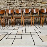 Set of 6 danish chairs 1960