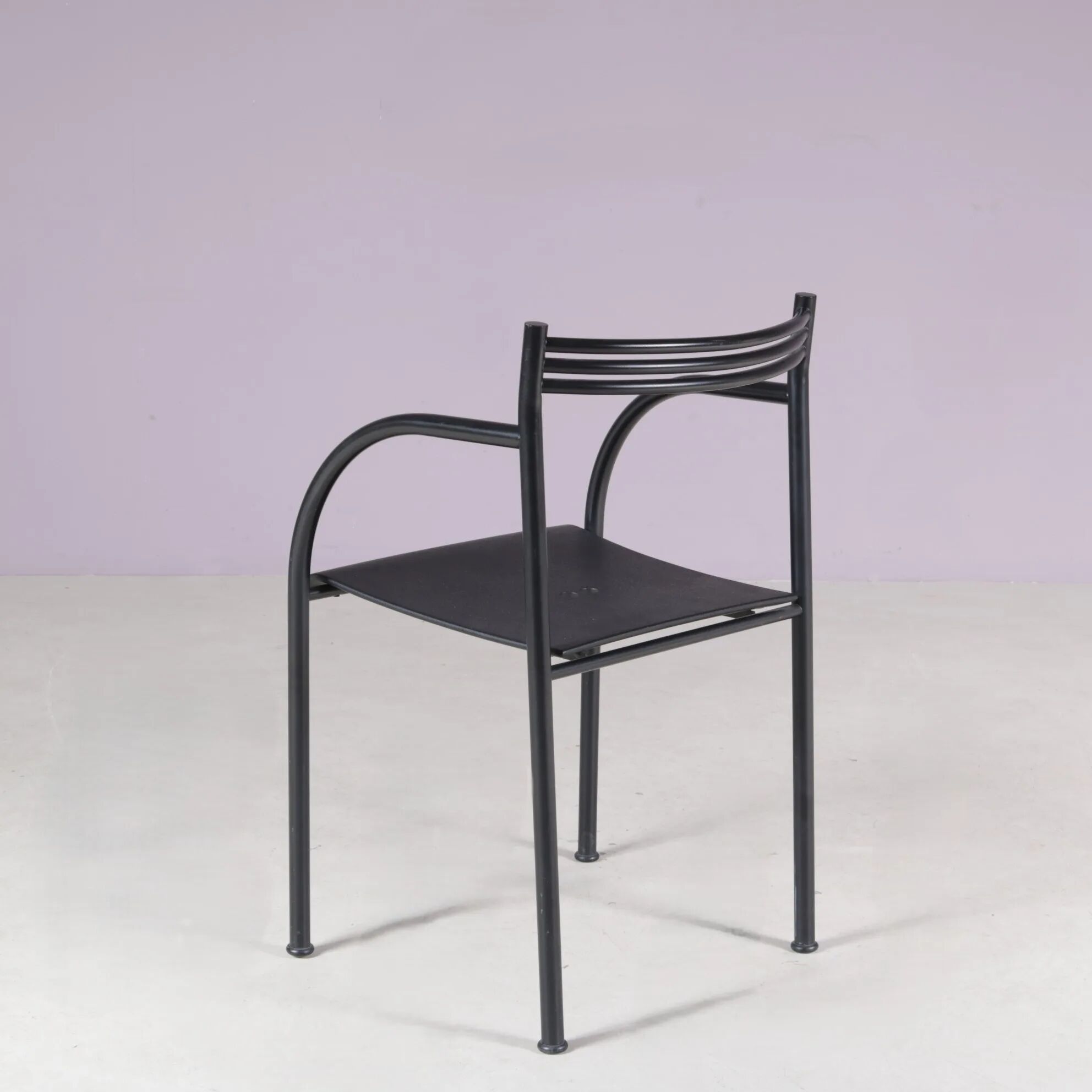 1980s dining chair by Philippe Starck for Baleri Italy