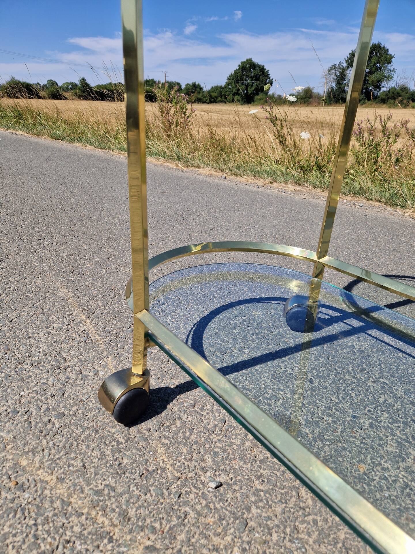 Serving bar trolley