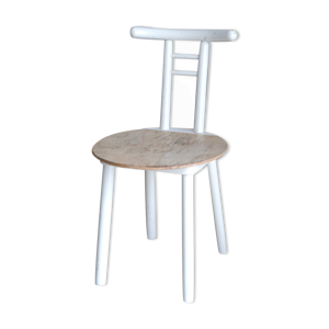 chaise blanche en bois - design