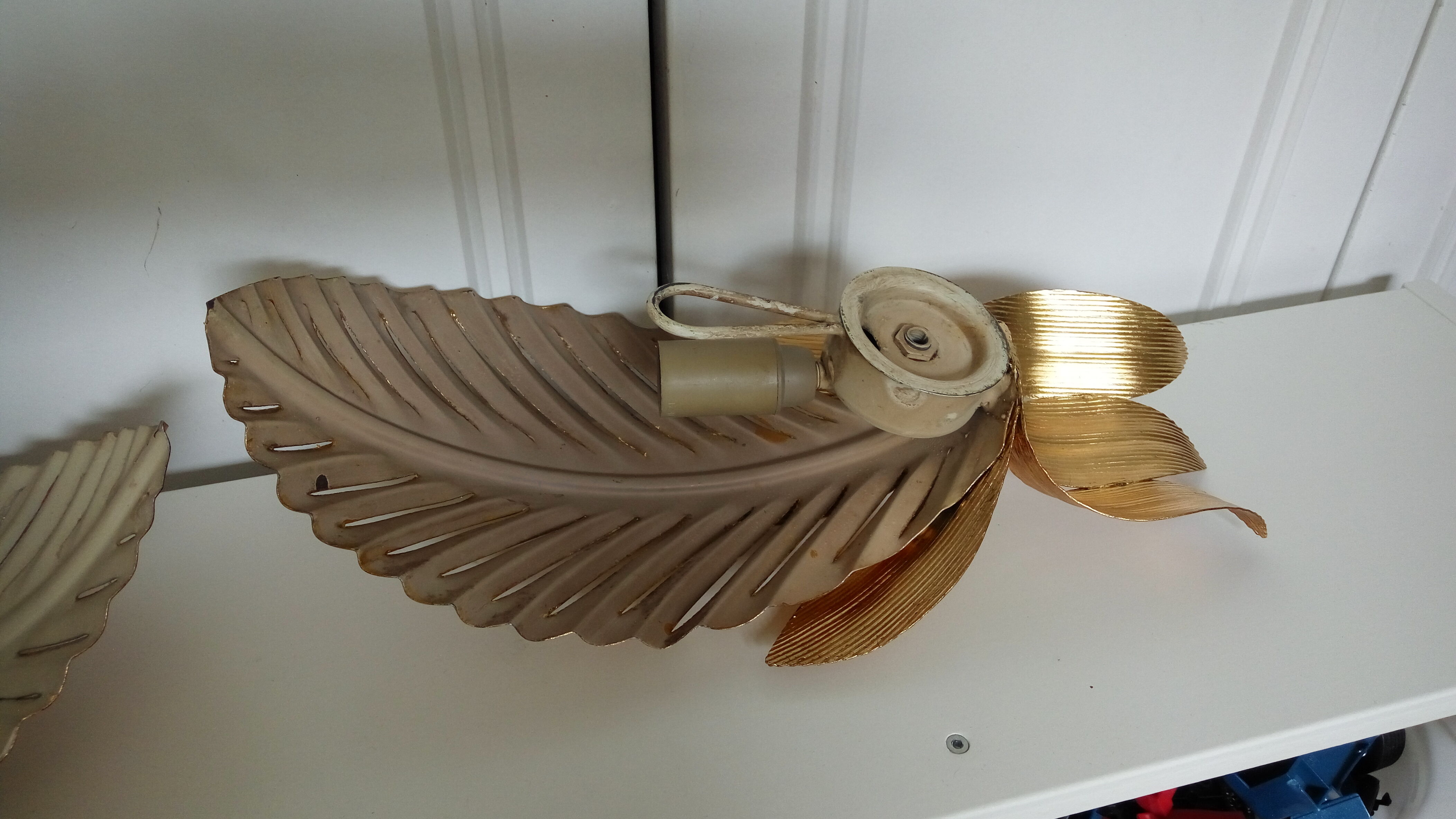 Palm wall lamps 1970