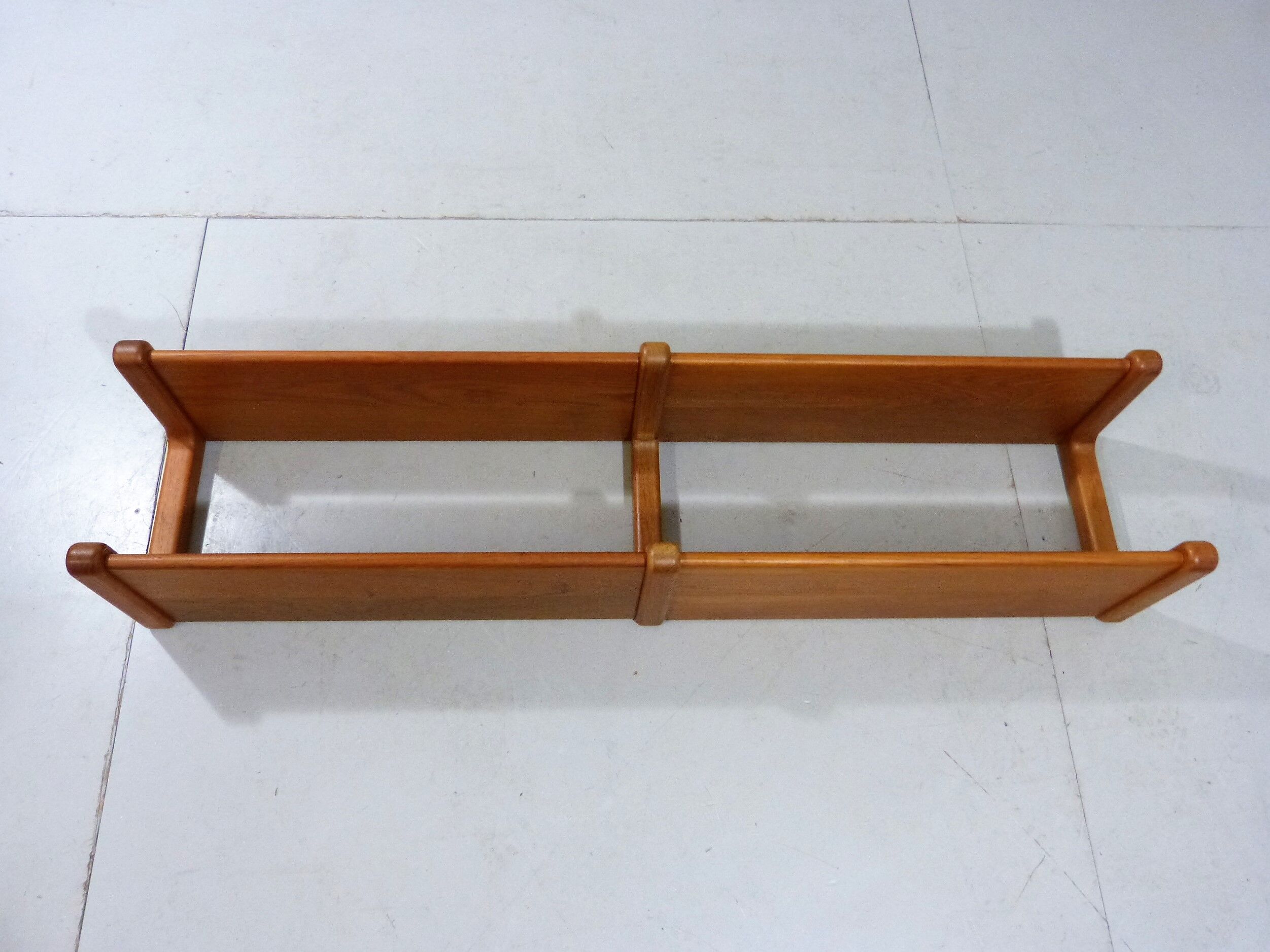 Dyrlund double teak wall shelf Denmark 1960’s