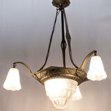 Art Deco chandelier "Degué"