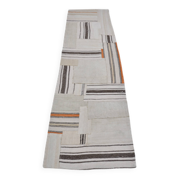 Oushak Vintage STRİPE Hemp Runner sku 3815