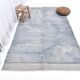 4x7 Blue & Gray Moroccan Area Rug 133x226Cm SK 240769