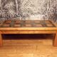 1970s coffee table in elm and schist