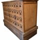 Banque d’épicier ancienne double face – 80 tiroirs –