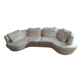 Natuzzi leather sofa