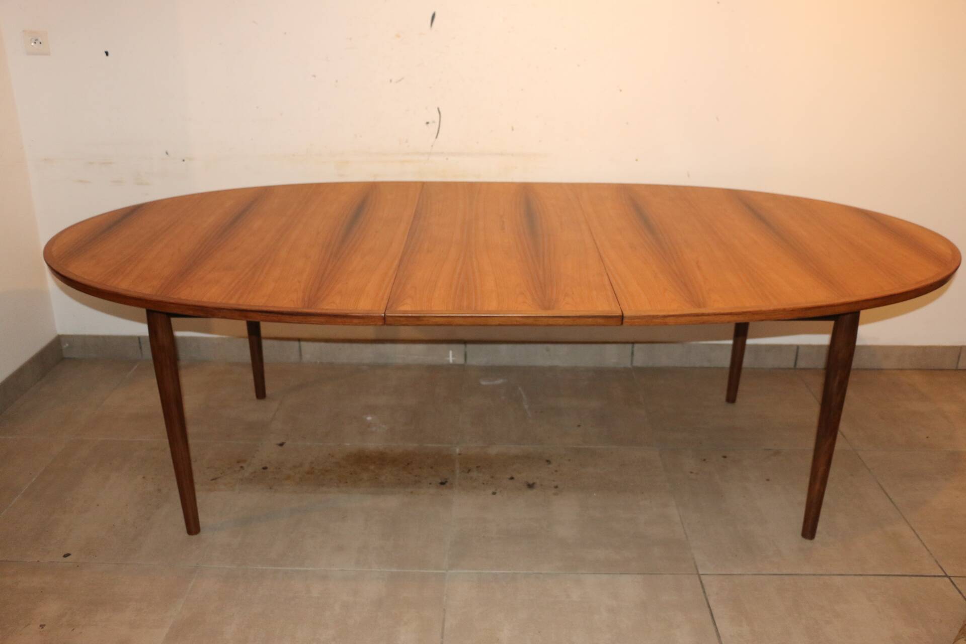 Arne Vodder rosewood table for 6/10 people