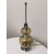 Smoked glass and chrome lamp, 1970