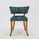1950s Side Chair in Velvet , Italy