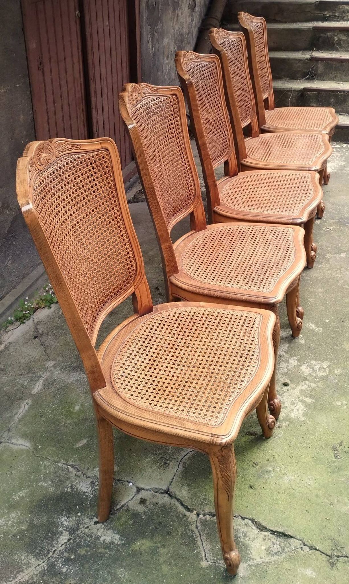 Set of 5 Baumann chairs