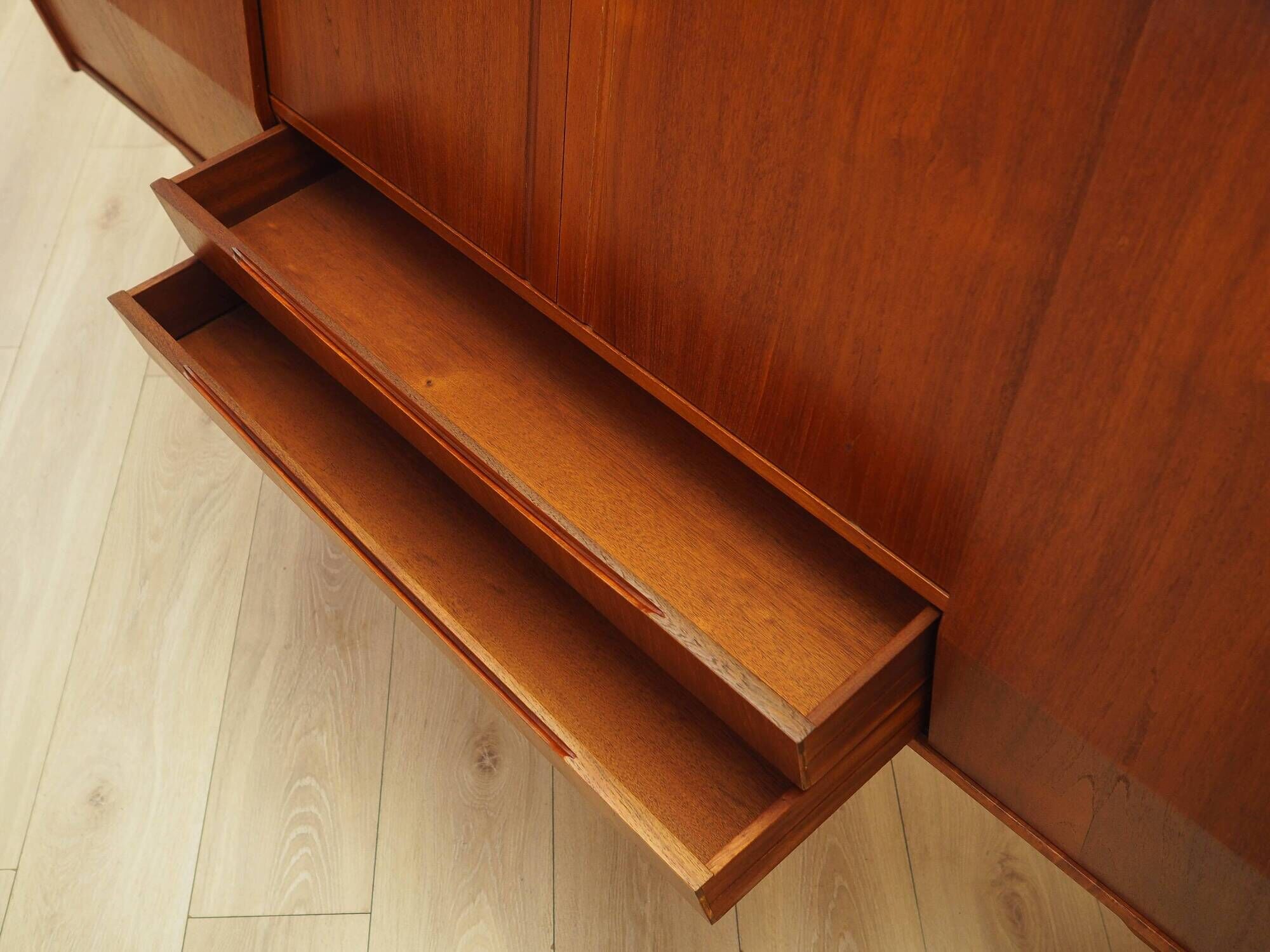 Teak highboard, Danish design, 1960s, made in Denmark