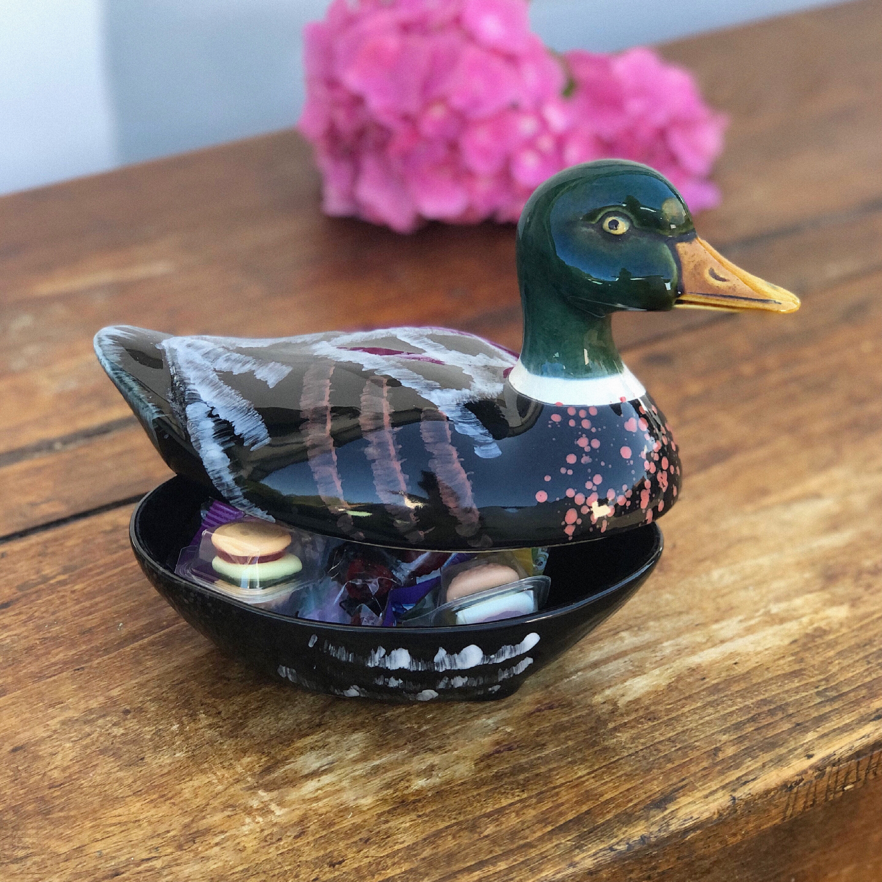Ceramic duck Michel Caugant