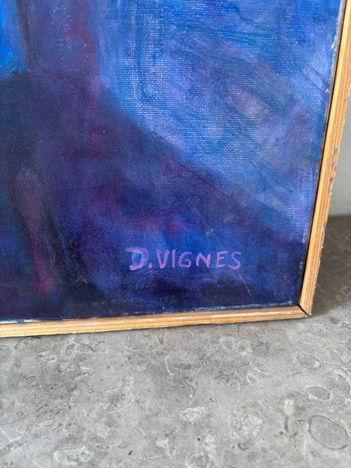 Window on the sea signed