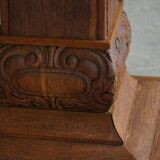 Art Nouveau dining table/desk in oak, early 20th century.