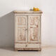 Antique painted pine wardrobe – Central Europe, circa 1900