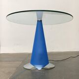 Birillo postmodern side table and floor lamp by Parisotto for Fontana Arte, 1980s