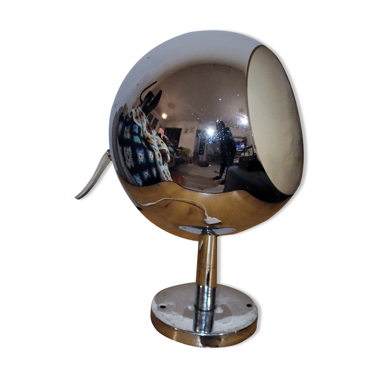 Chrome ball lamp