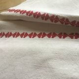 Old linen tablecloth