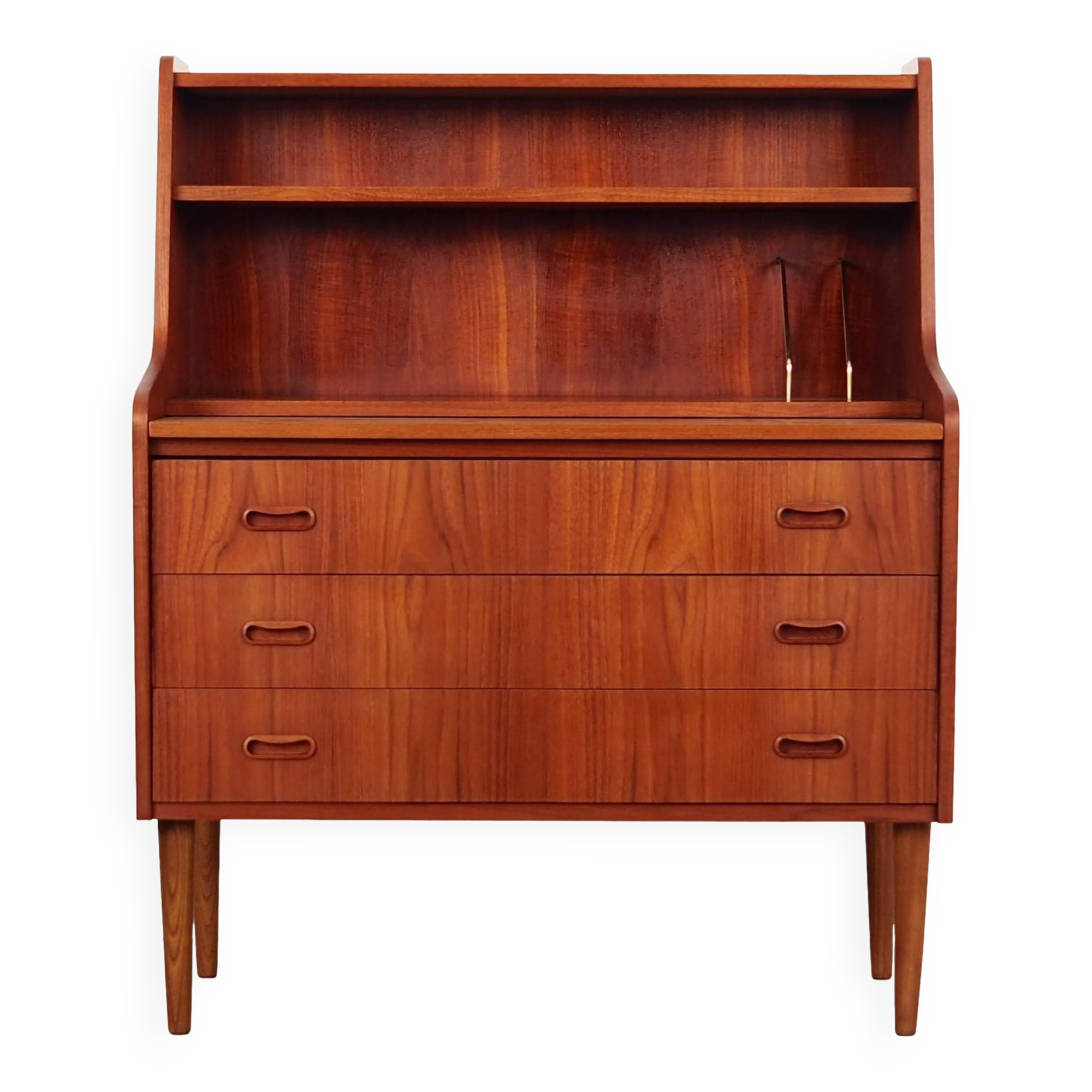 Teak secretary, Danish design, 1970s, production: Denmark