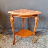 Notched cherry shelf
